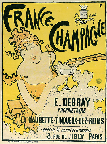 Pierre Bonnard, (French, 1867–1947), France-Champagne, 1889–1891. Color lithograph. Restricted gift of Dr. and Mrs. Martin L. Gecht, 1991.218, The Art Institute of Chicago. Image courtesy of The Art Institute of Chicago.
