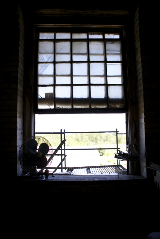 Studio window foreground view. Photo by Megan Yanz Photography