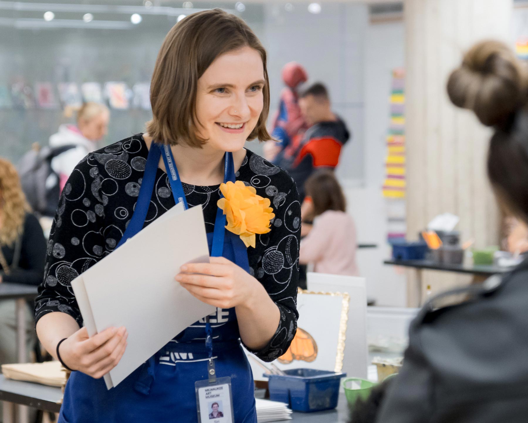 Siri Stensberg in the studio